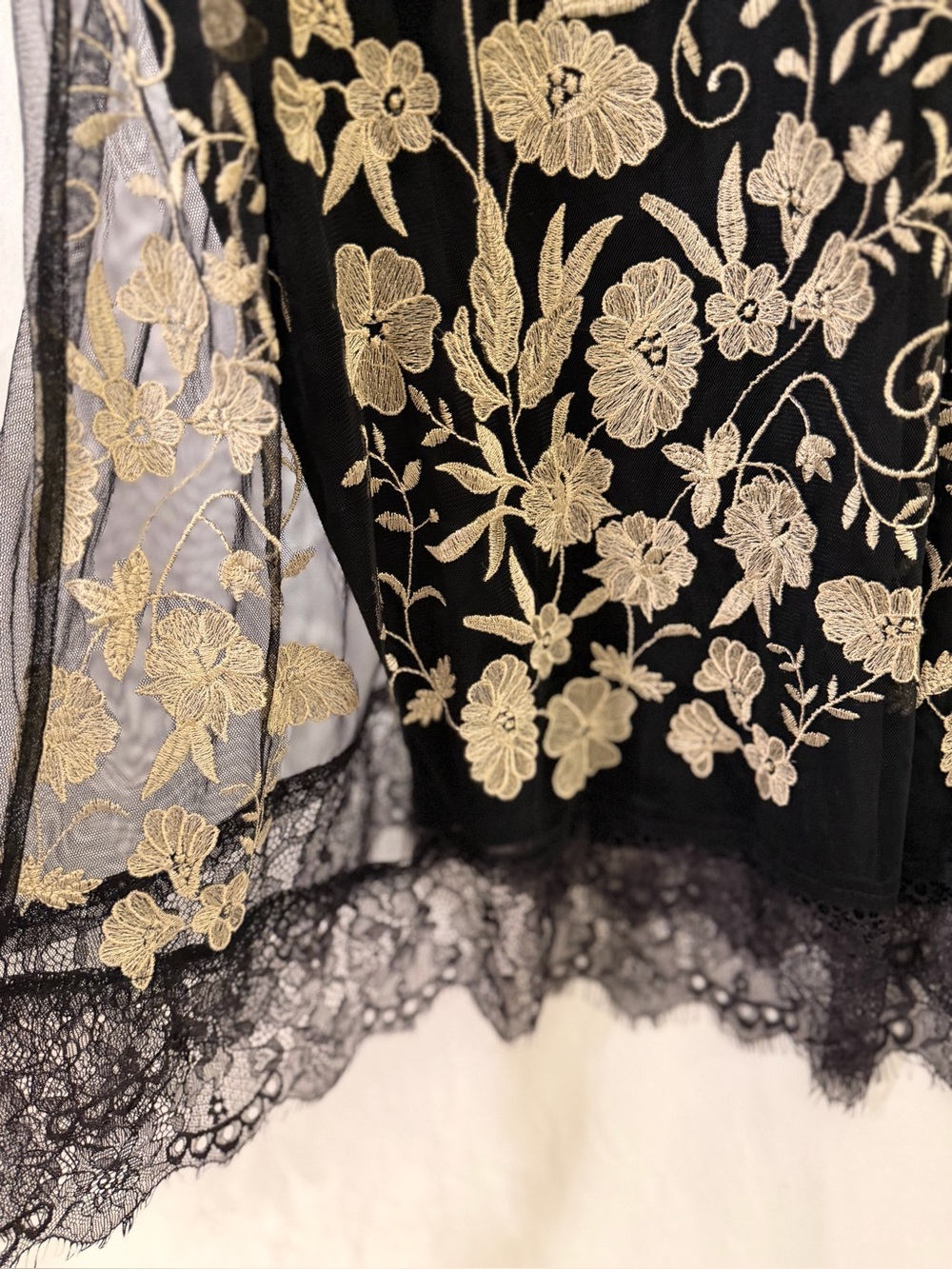 Logo Lavish summer dress embroidered with slip dress black size xxs - Picture 8 of 16